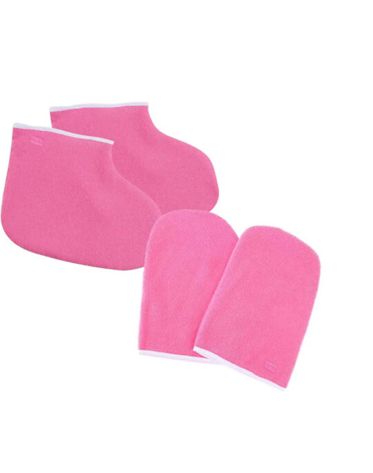 wax spa booties gloves set