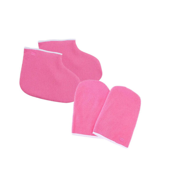 wax spa booties gloves set