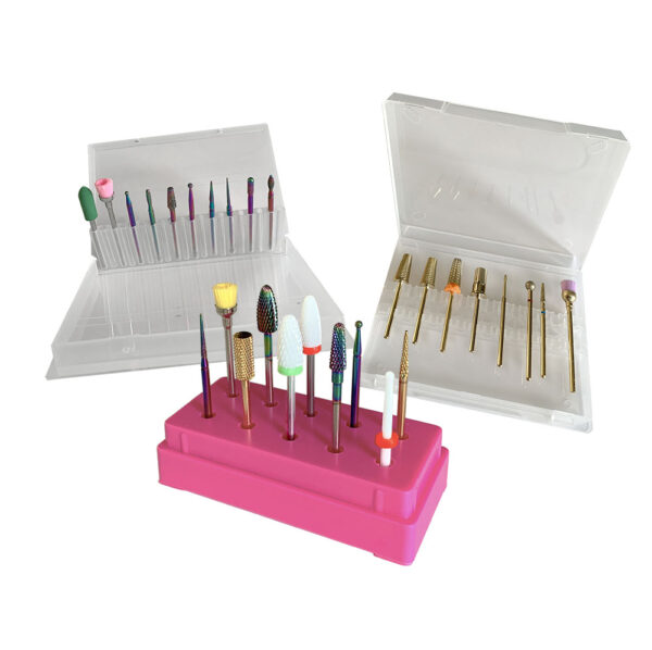 nail bits sets golden ceramic carbide